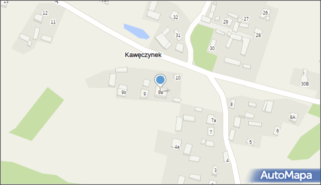 Kawęczynek, Kawęczynek, 9a, mapa Kawęczynek