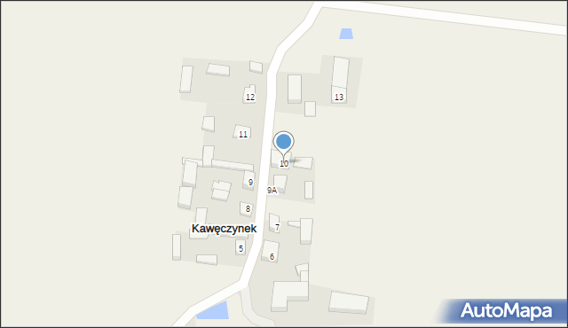 Kawęczynek, Kawęczynek, 10, mapa Kawęczynek