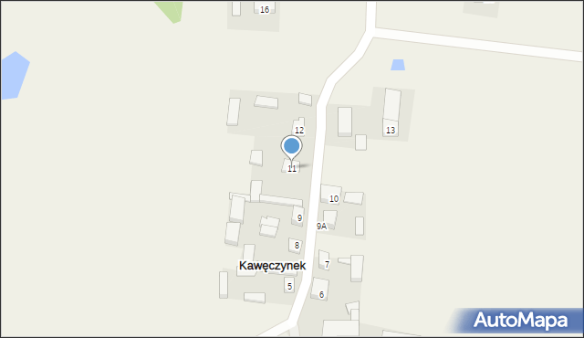 Kawęczynek, Kawęczynek, 11, mapa Kawęczynek