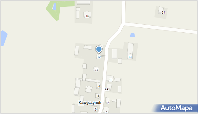 Kawęczynek, Kawęczynek, 12, mapa Kawęczynek