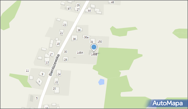 Kawnice, Kawnice, 148B, mapa Kawnice