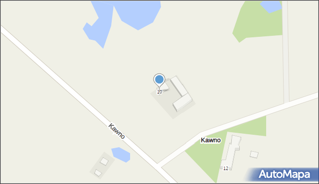 Kawno, Kawno, 10, mapa Kawno