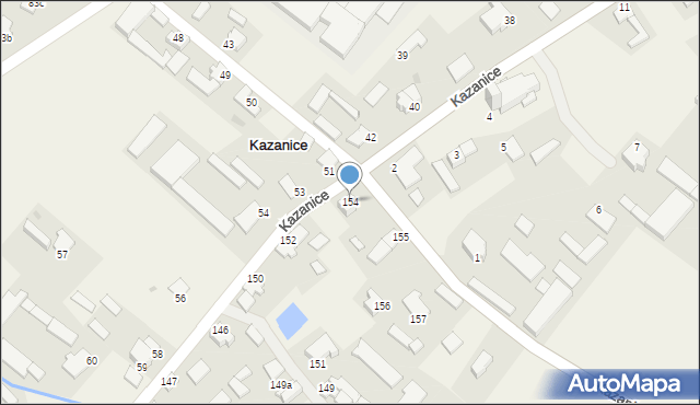 Kazanice, Kazanice, 154, mapa Kazanice