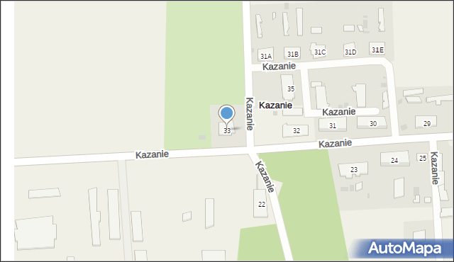 Kazanie, Kazanie, 33, mapa Kazanie