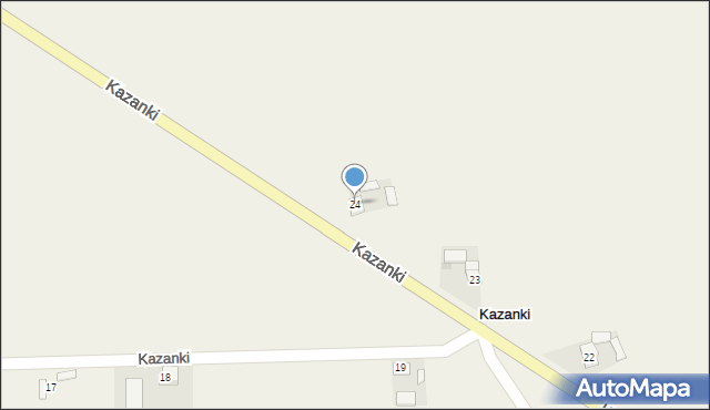 Kazanki, Kazanki, 24, mapa Kazanki