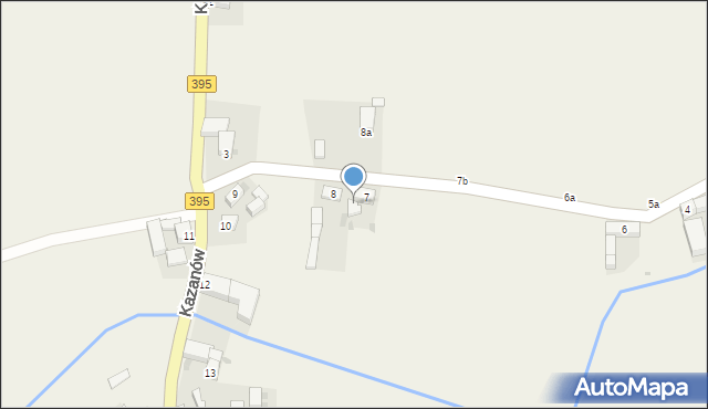 Kazanów, Kazanów, 7a, mapa Kazanów