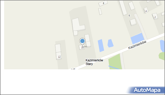 Kazimierków, Kazimierków, 10, mapa Kazimierków