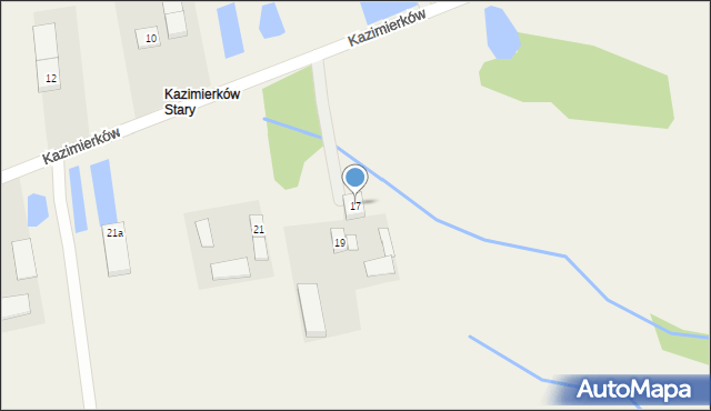 Kazimierków, Kazimierków, 17, mapa Kazimierków