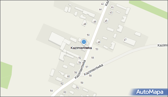 Kazimierówka, Kazimierówka, 51, mapa Kazimierówka