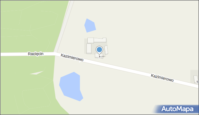 Kazimierowo, Kazimierowo, 7, mapa Kazimierowo