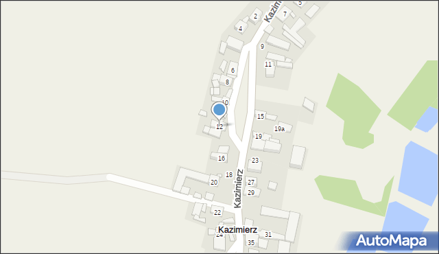 Kazimierz, Kazimierz, 12, mapa Kazimierz