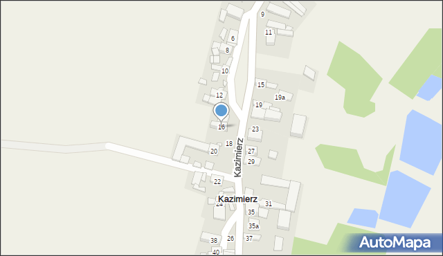 Kazimierz, Kazimierz, 16, mapa Kazimierz