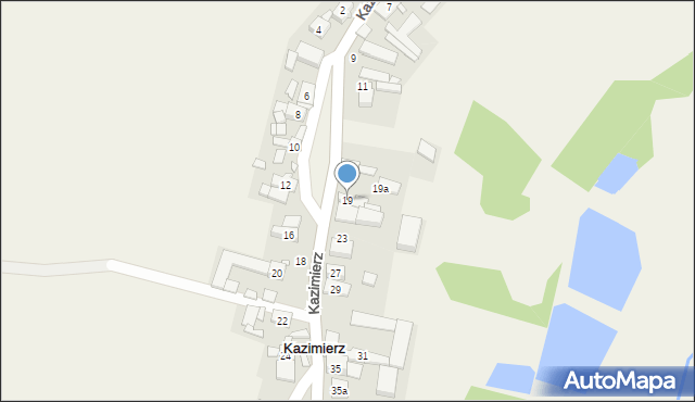 Kazimierz, Kazimierz, 19, mapa Kazimierz