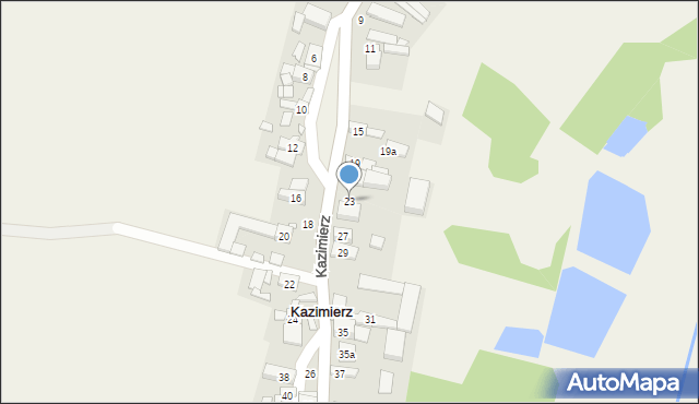 Kazimierz, Kazimierz, 23, mapa Kazimierz