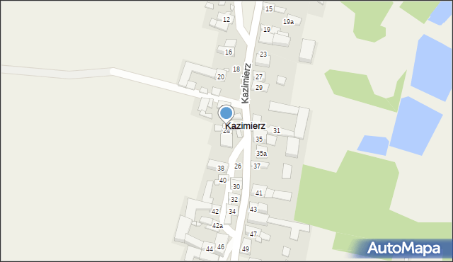 Kazimierz, Kazimierz, 24, mapa Kazimierz