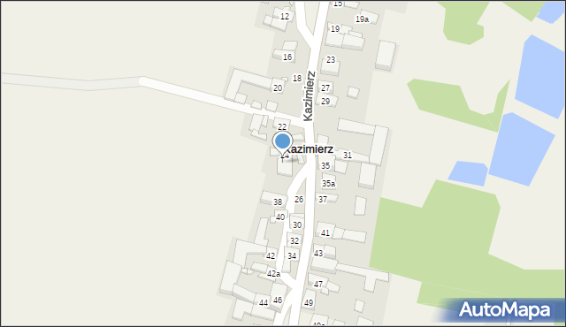 Kazimierz, Kazimierz, 28, mapa Kazimierz