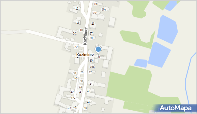 Kazimierz, Kazimierz, 31, mapa Kazimierz