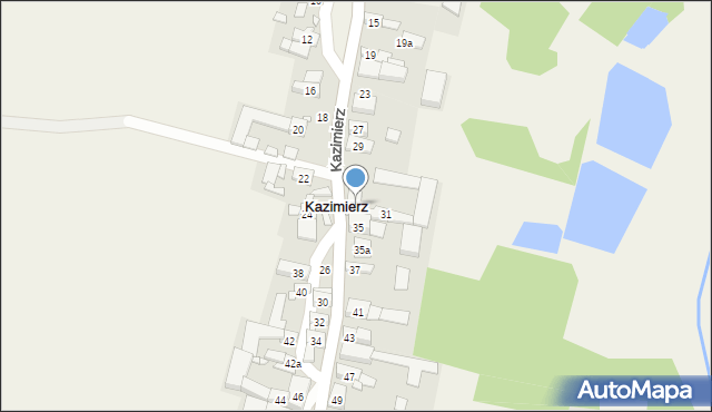 Kazimierz, Kazimierz, 33, mapa Kazimierz