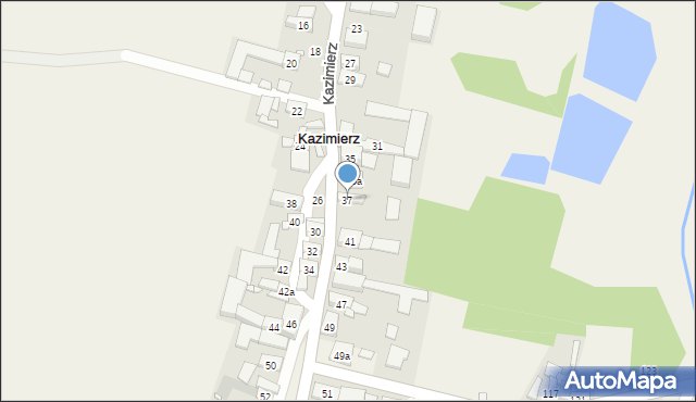 Kazimierz, Kazimierz, 37, mapa Kazimierz