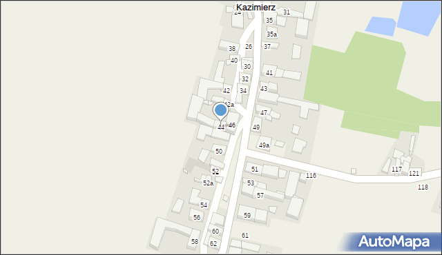 Kazimierz, Kazimierz, 44, mapa Kazimierz