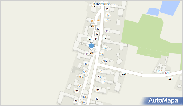 Kazimierz, Kazimierz, 46, mapa Kazimierz