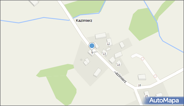 Kazimierz, Kazimierz, 5, mapa Kazimierz