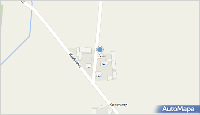 Kazimierz, Kazimierz, 15, mapa Kazimierz