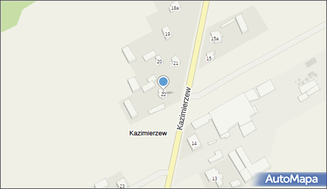 Kazimierzew, Kazimierzew, 22, mapa Kazimierzew