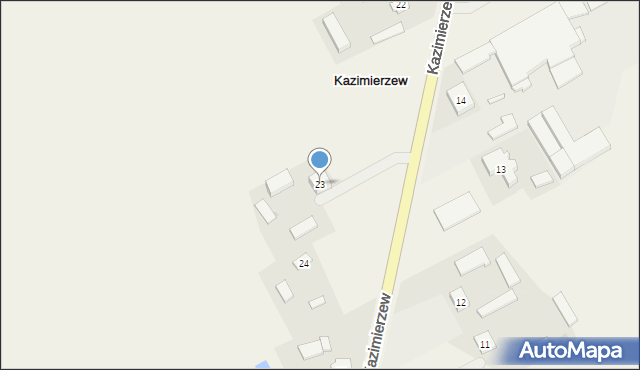 Kazimierzew, Kazimierzew, 23, mapa Kazimierzew