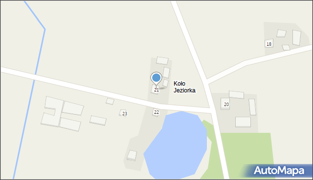 Kazimierzów, Kazimierzów, 21, mapa Kazimierzów