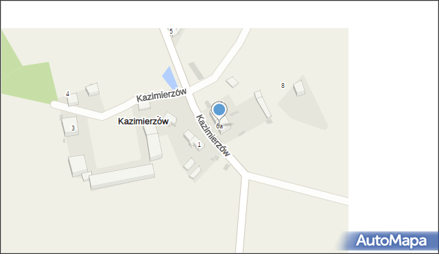 Kazimierzów, Kazimierzów, 6a, mapa Kazimierzów