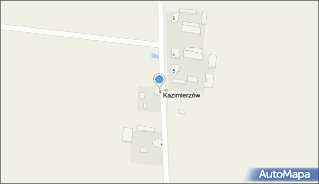 Kazimierzów, Kazimierzów, 4, mapa Kazimierzów