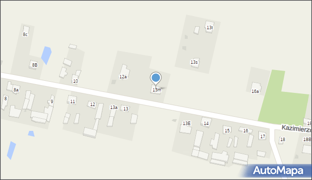 Kazimierzów, Kazimierzów, 13m, mapa Kazimierzów