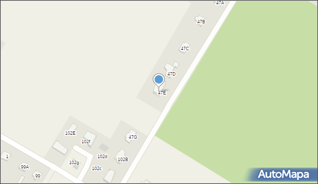 Kazimierzówka, Kazimierzówka, 47F, mapa Kazimierzówka