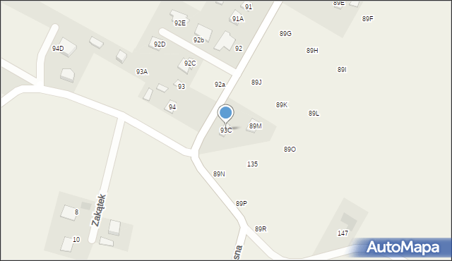 Kazimierzówka, Kazimierzówka, 93C, mapa Kazimierzówka