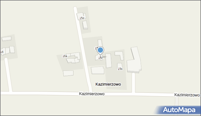 Kazimierzowo, Kazimierzowo, 15c, mapa Kazimierzowo