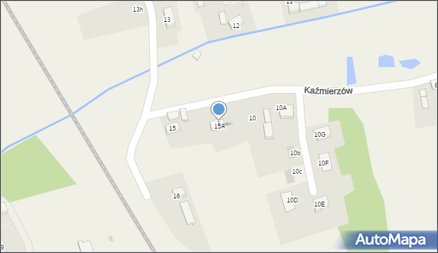 Kaźmierzów, Kaźmierzów, 15A, mapa Kaźmierzów