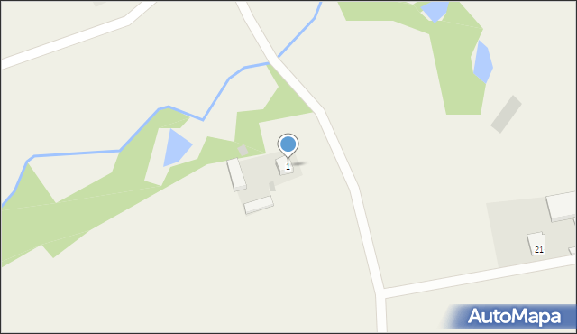 Kazubek, Kazubek, 1, mapa Kazubek