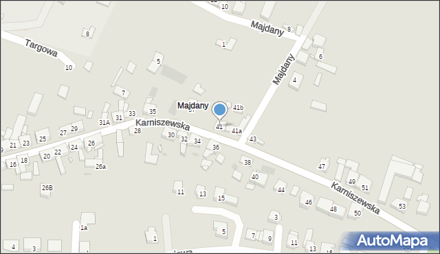 Kłecko, Karniszewska, 41, mapa Kłecko