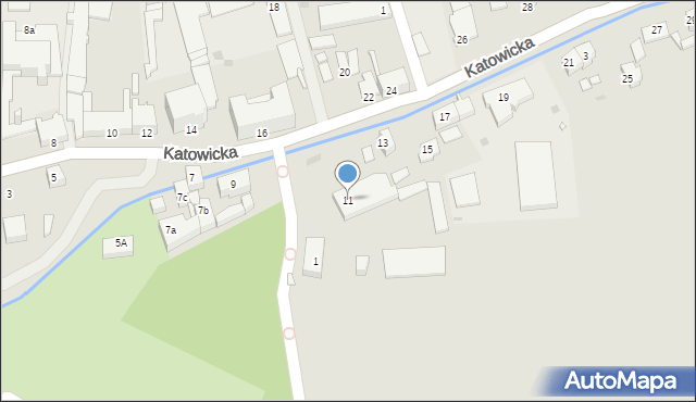 Kluczbork, Katowicka, 11, mapa Kluczbork