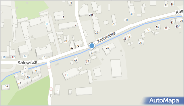 Kluczbork, Katowicka, 17, mapa Kluczbork