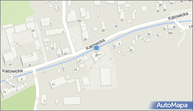 Kluczbork, Katowicka, 19, mapa Kluczbork