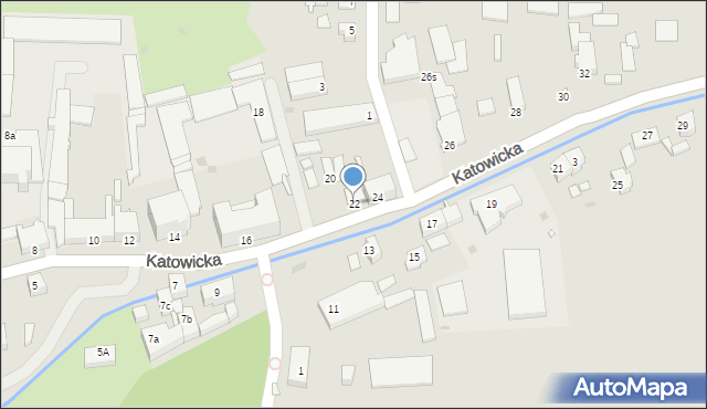 Kluczbork, Katowicka, 22, mapa Kluczbork