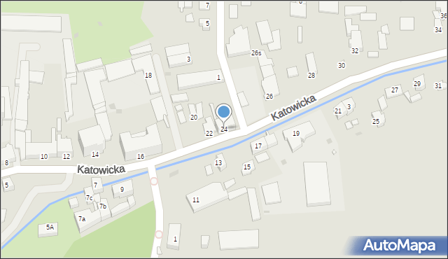 Kluczbork, Katowicka, 24, mapa Kluczbork