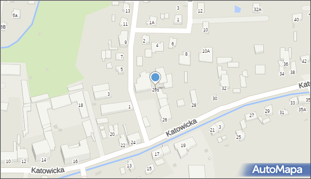 Kluczbork, Katowicka, 26s, mapa Kluczbork