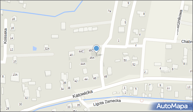 Kluczbork, Katowicka, 46B, mapa Kluczbork