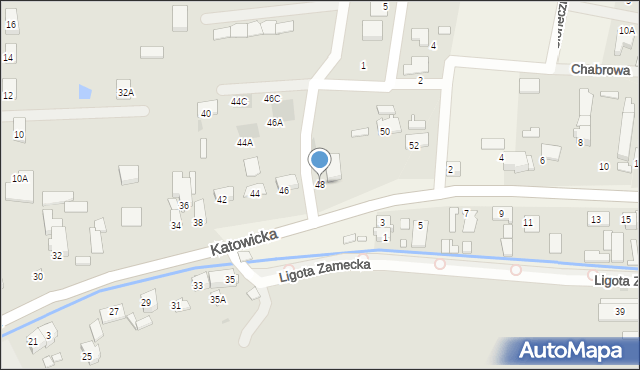 Kluczbork, Katowicka, 48, mapa Kluczbork