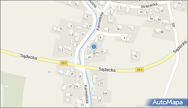 Kluszkowce, Karmelicka, 15, mapa Kluszkowce