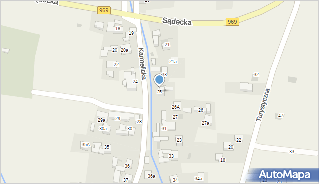 Kluszkowce, Karmelicka, 25, mapa Kluszkowce