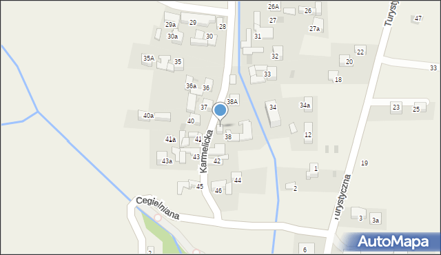 Kluszkowce, Karmelicka, 39, mapa Kluszkowce